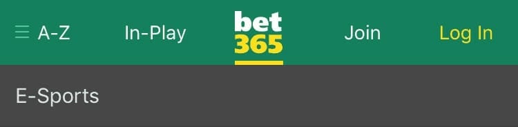 bet365 eSports Games + Markets